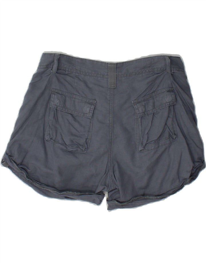 CONVERSE Womens Chino Shorts US 6 Medium W32 Navy Blue Linen Vintage Converse and Second-Hand Converse from Messina Hembry 