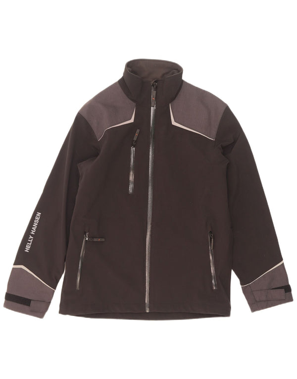Helly Hansen Mens Windbreaker Jacket UK 36 Small Black Colourblock