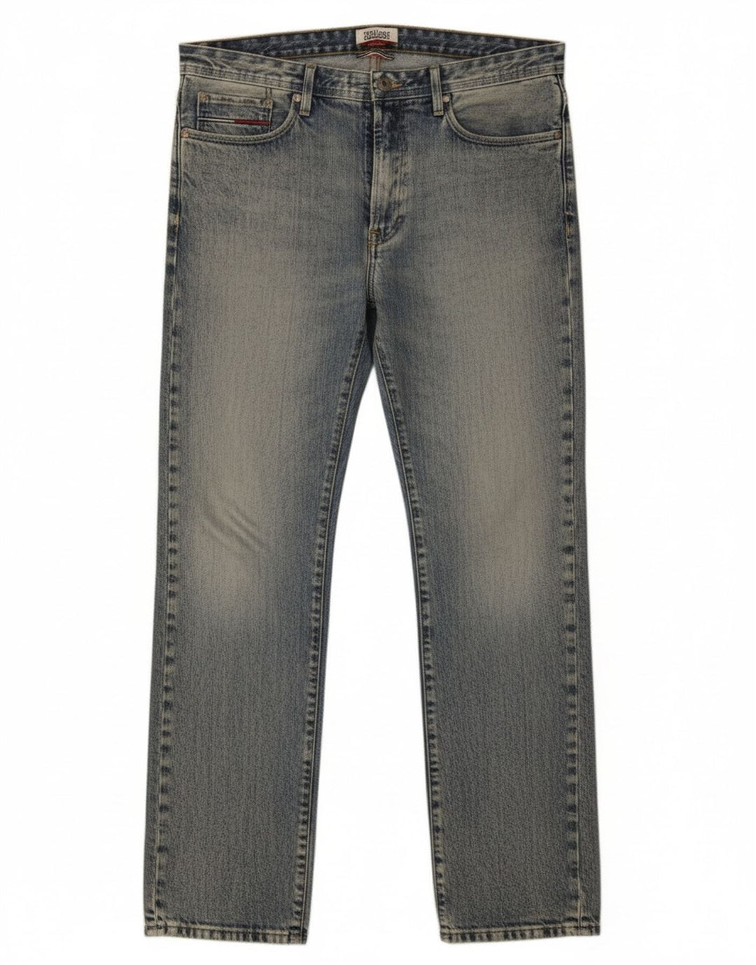 Tommy Hilfiger Mens Straight Jeans W34 L34 Blue