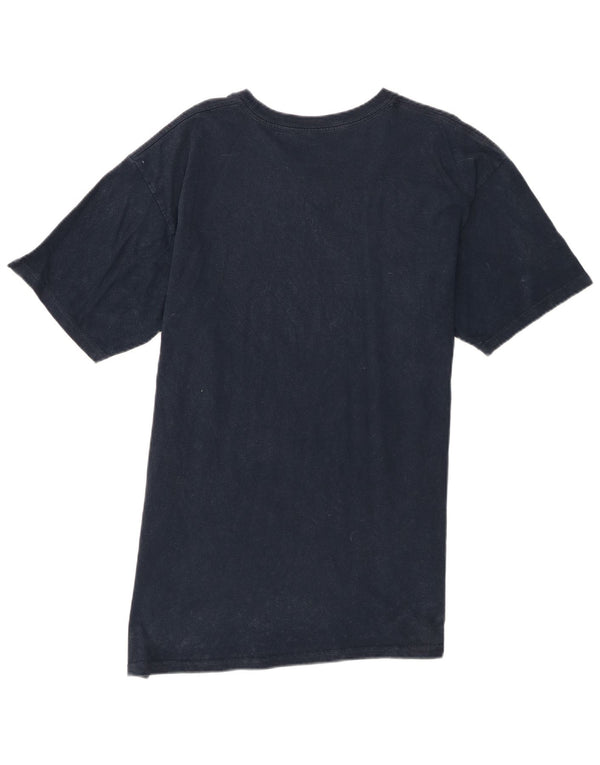 Hard Rock Cafe Mens Angkor Graphic T-Shirt Top Large Navy Blue Cotton