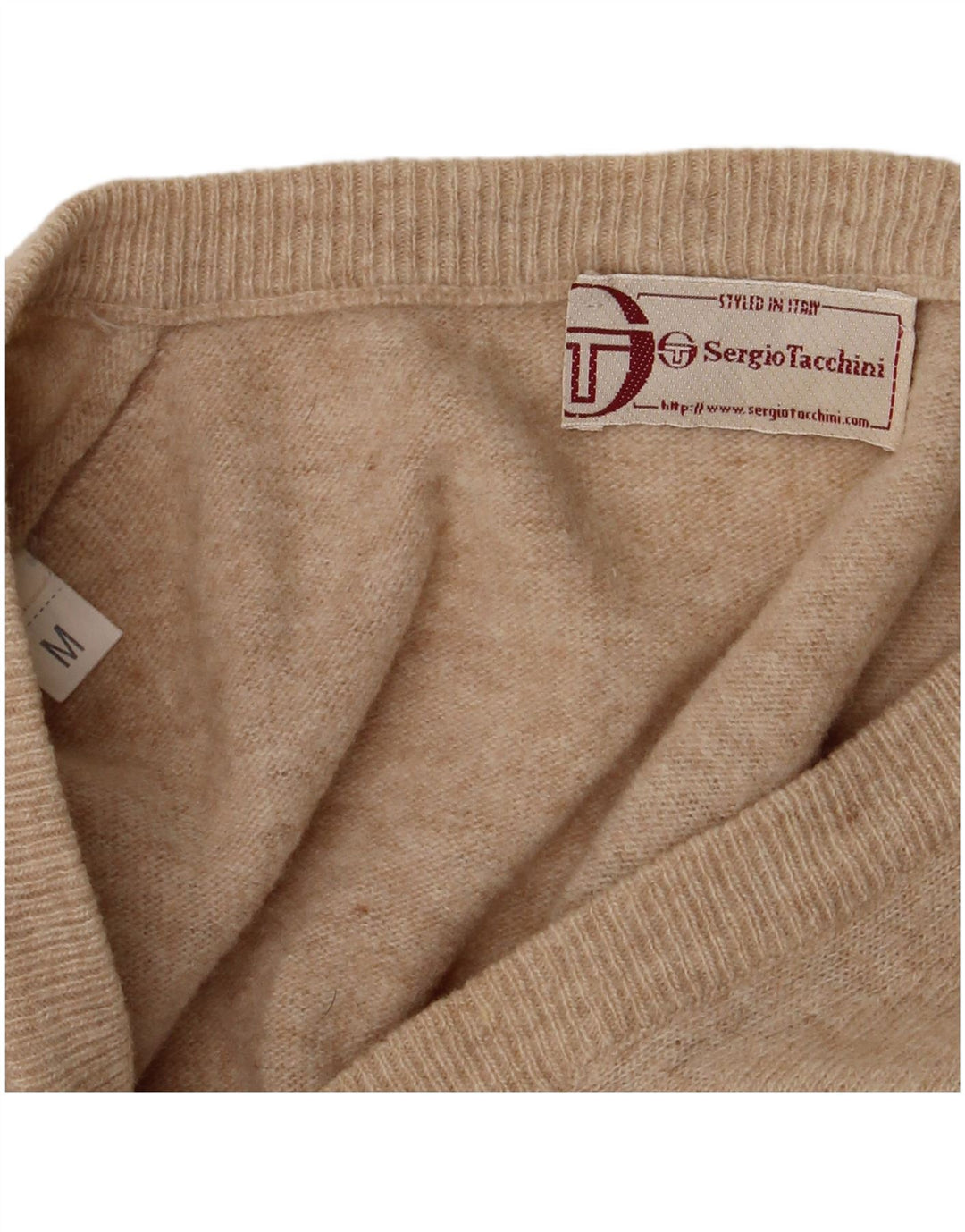 Sergio Tacchini Mens Vest Tank Top Medium Beige