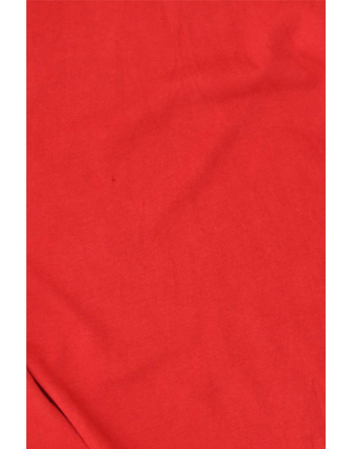 Wrangler Mens T-Shirt Top Medium Red Cotton
