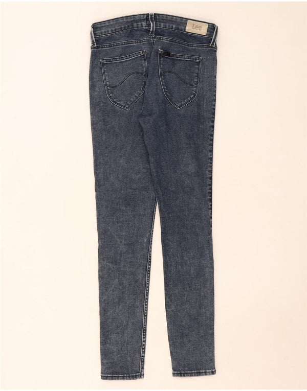 Lee Womens Jodee Skinny Jeans W28 L31 Navy Blue Cotton