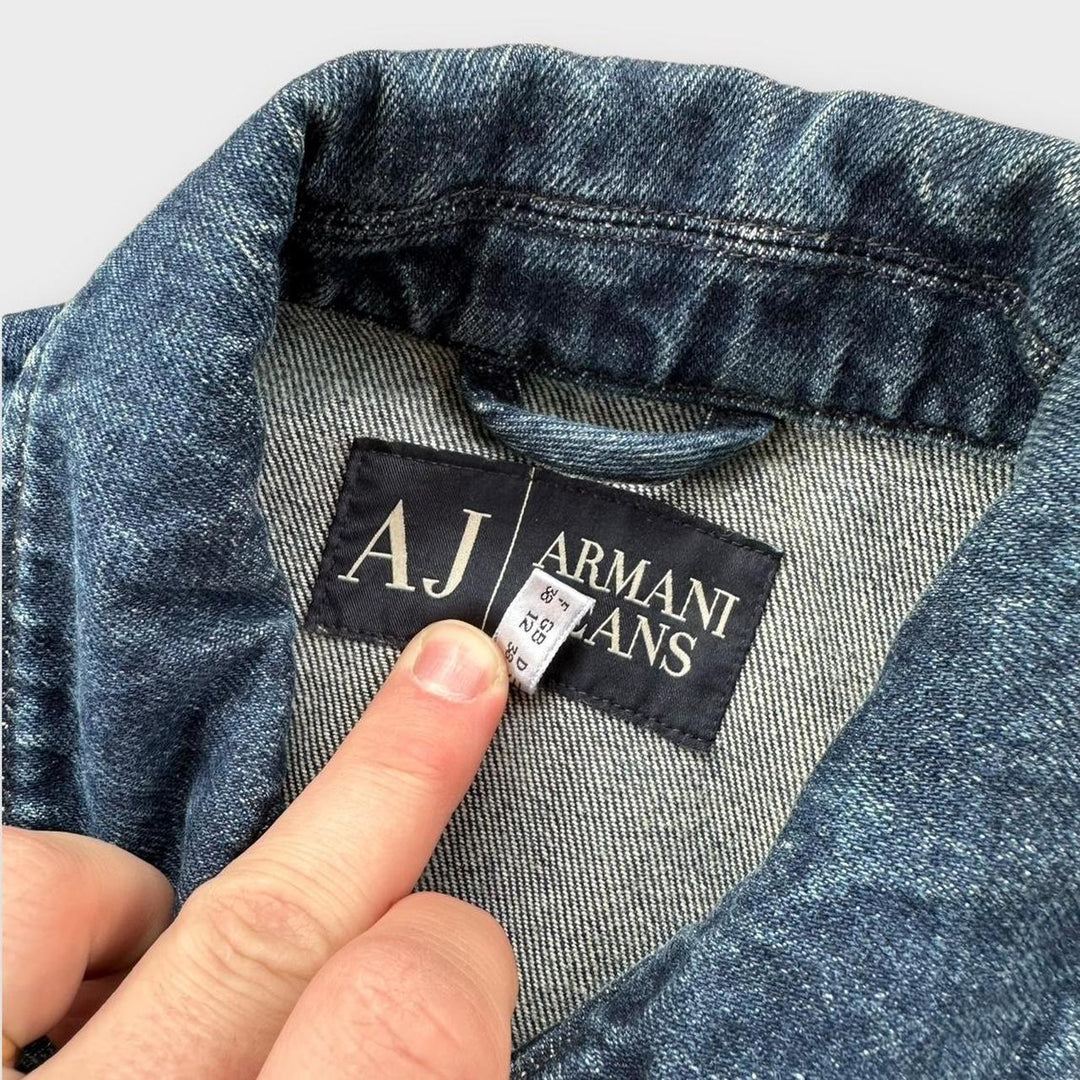 Armani jeans denim jacket - uk12 (CHECK MEASUREMENTS)