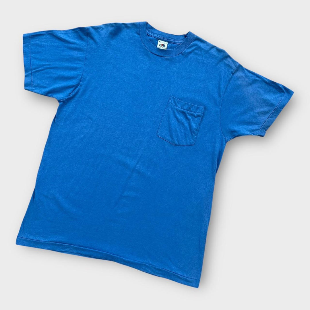 Single stitch blank pocket tee - XL (fits like a large)