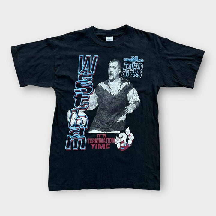 Vintage West Ham Julian Dicks graphic tee - medium