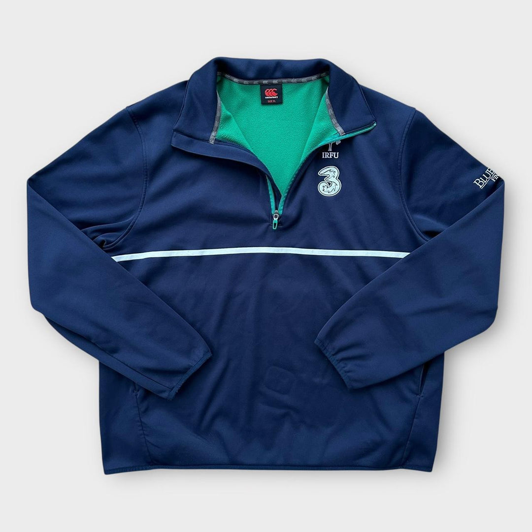 Ireland rugby quarter zip jumper in- XL