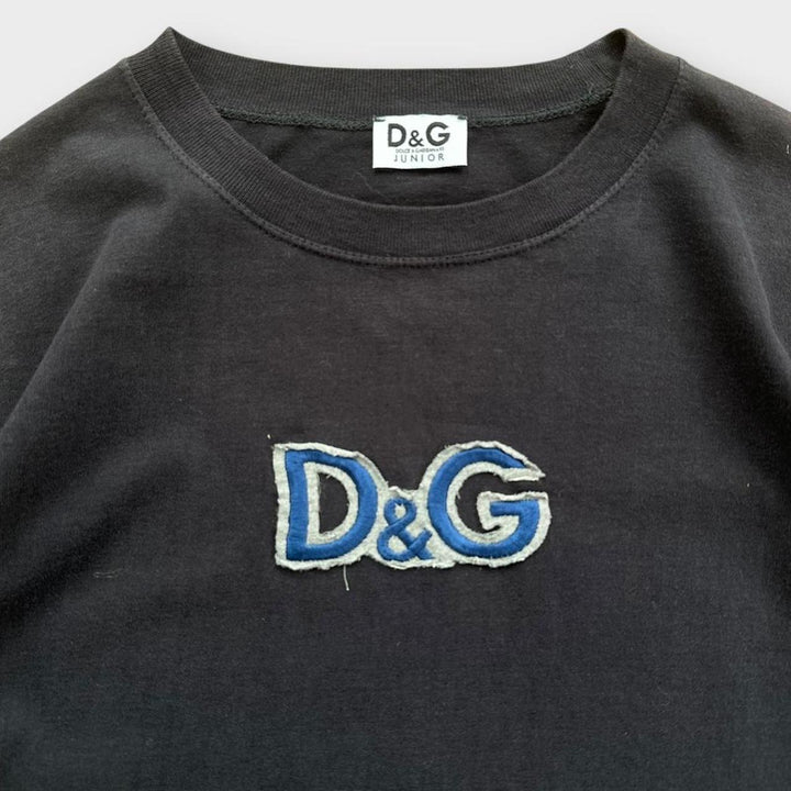 D&G spell out longsleeve tee - junior XL (women’s large)