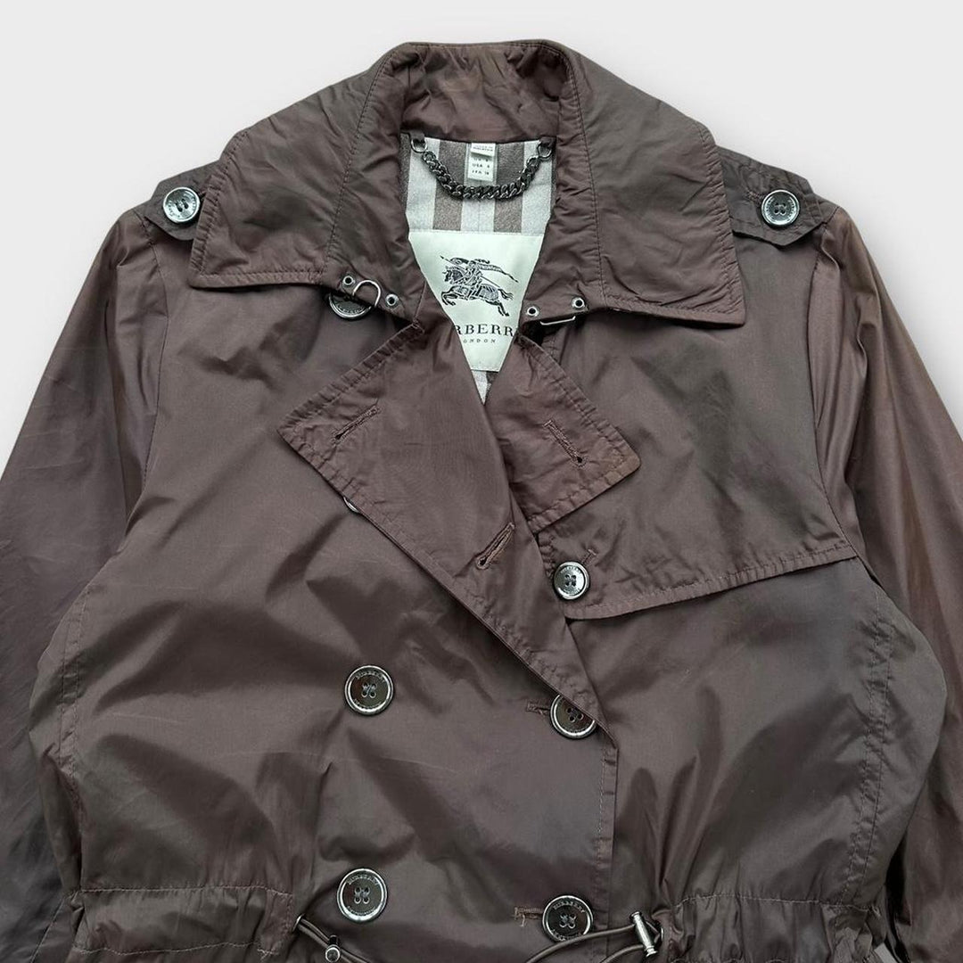 Vintage Burberry nylon trench coat - UK6