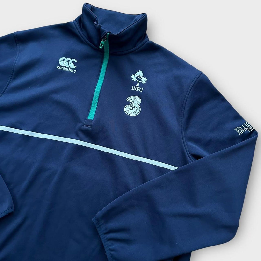 Ireland rugby quarter zip jumper in- XL