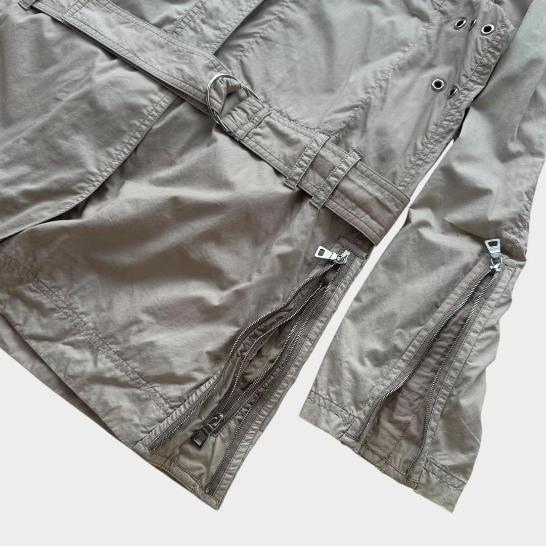 Prada sport technical trench coat - women’s medium size 44 (check