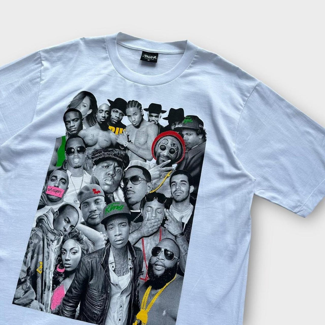 Y2K Hip-hop graphic tee - XL