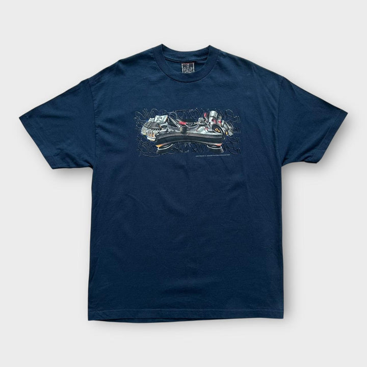 Y2K hip hop graphic tee - XL