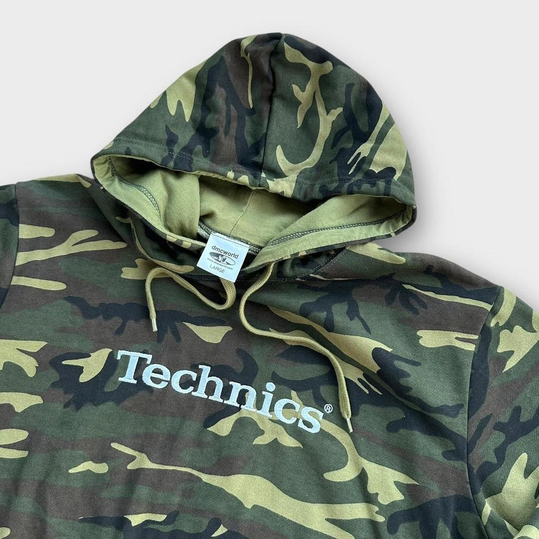 Vintage Technics DJ hoodie - large