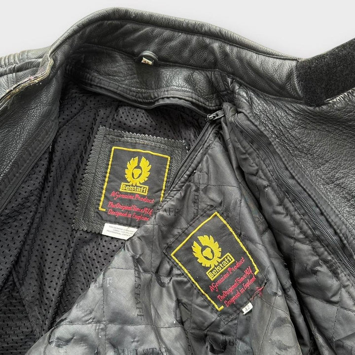 Belstaff leather biker jacket - small (check measurements)