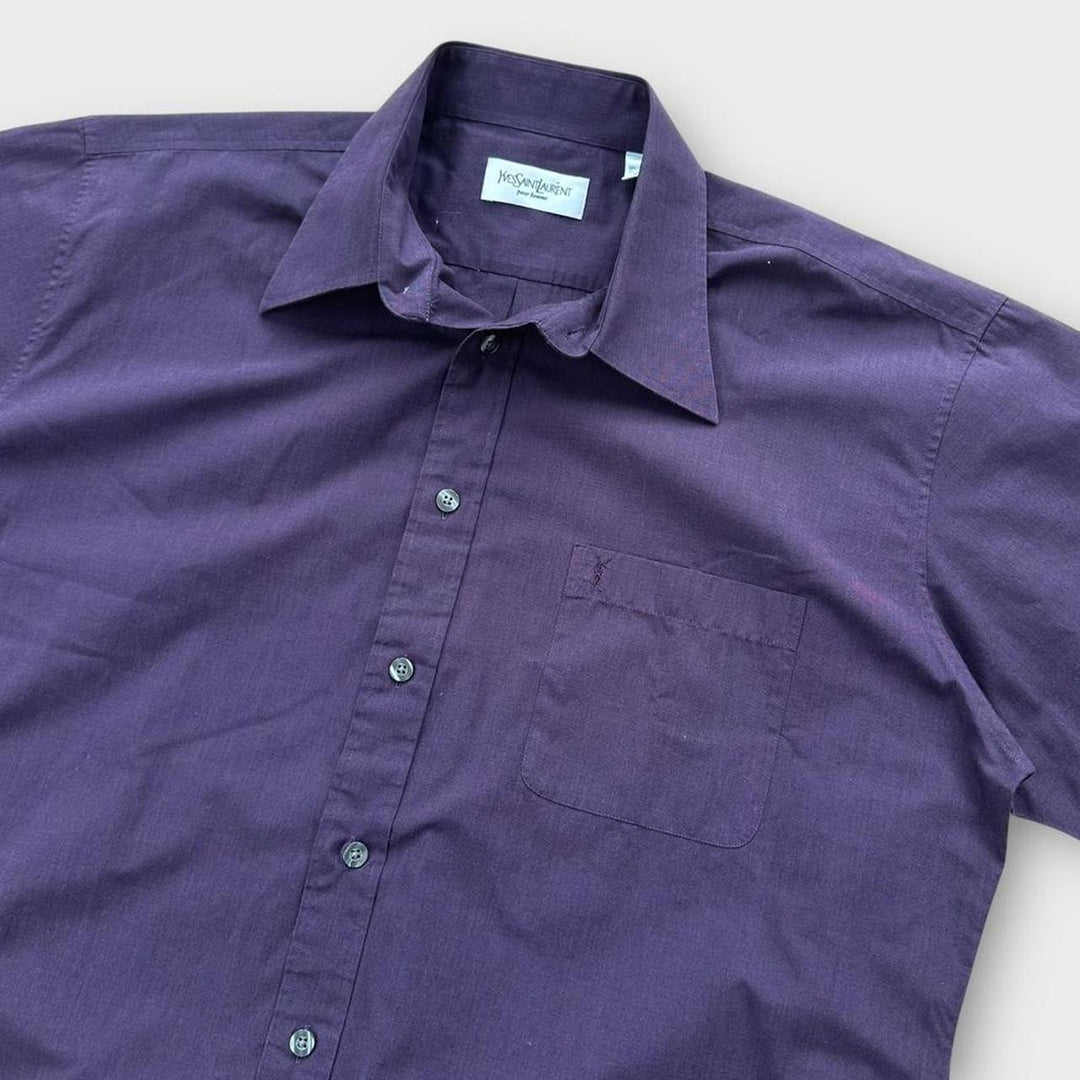 Vintage YSL short sleeve shirt - large