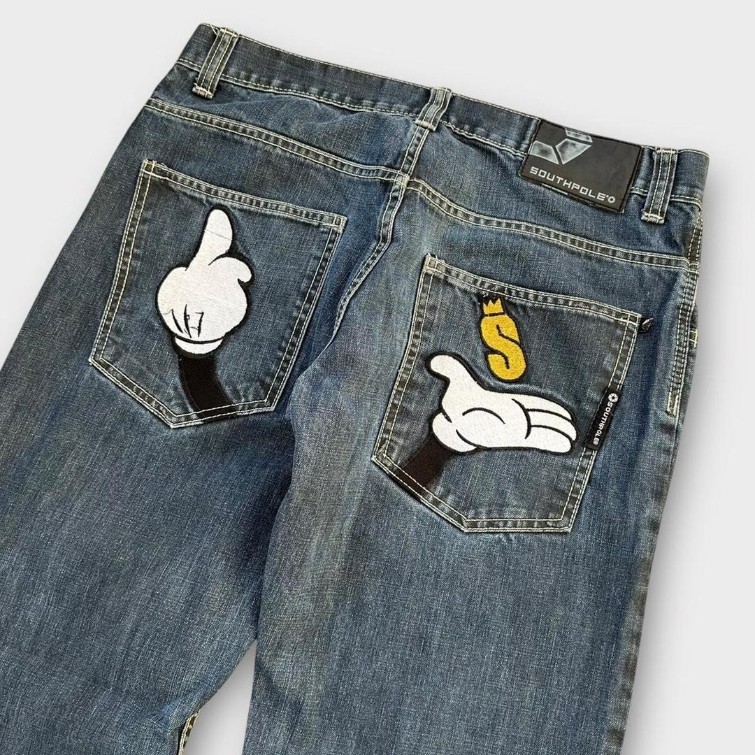 Southpole hip hop baggy jeans - 34 inches