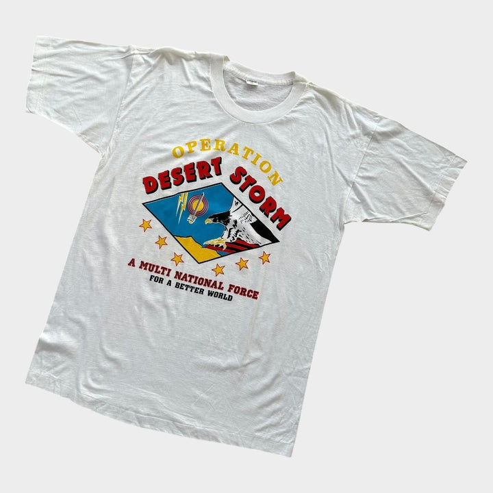 Vintage desert storm graphic tee - XXL (fits like a large