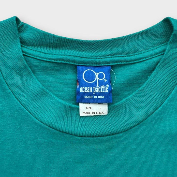 Vintage ocean Pacific graphic tee - large