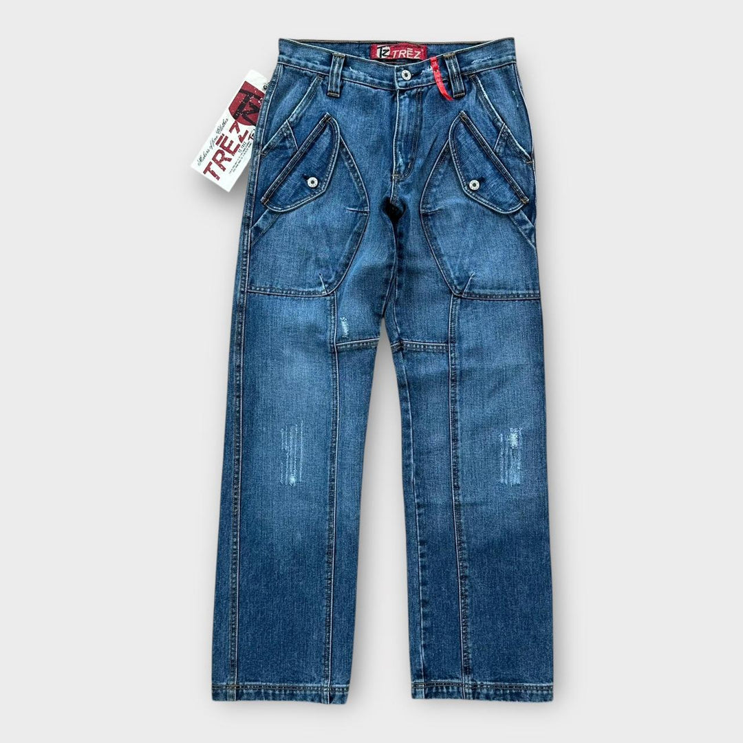 Vintage Y2K wide leg denim jeans - 28 waist