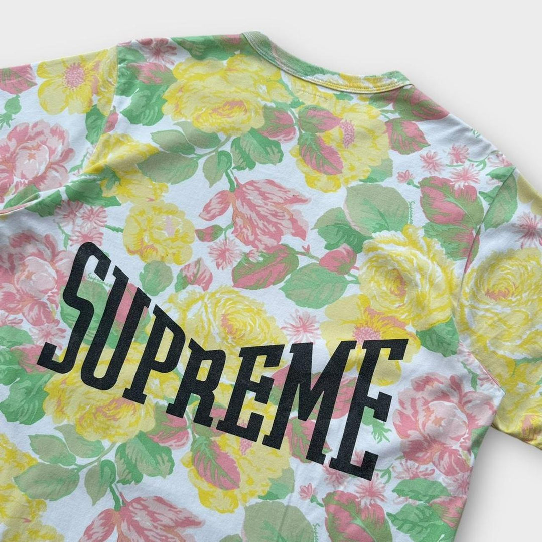 Supreme flowers graphic tee - large