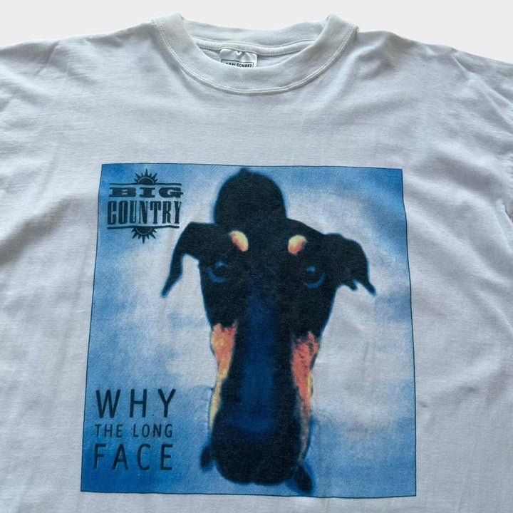 Big country why the long face vintage tee - XL