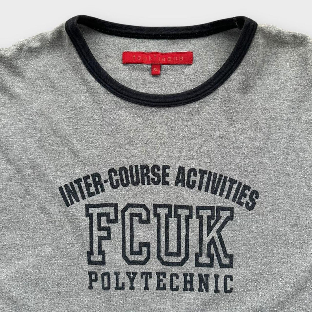 Vintage French Connection FCUK slogan tee - women’s XL