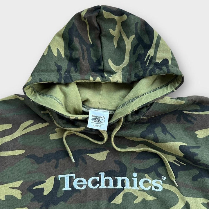 Vintage Technics DJ hoodie - large
