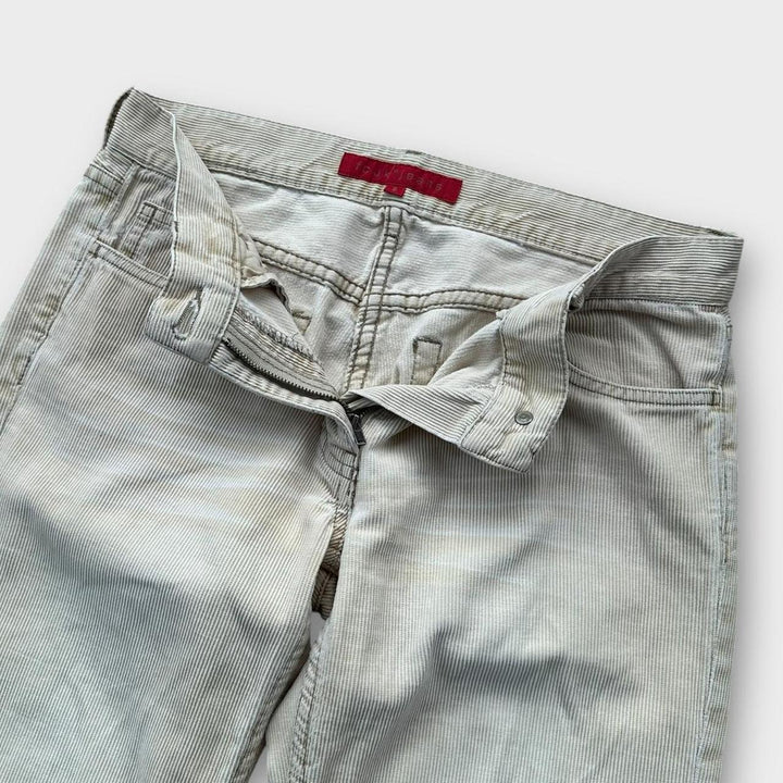 FCUK flared corduroy trousers - size 8