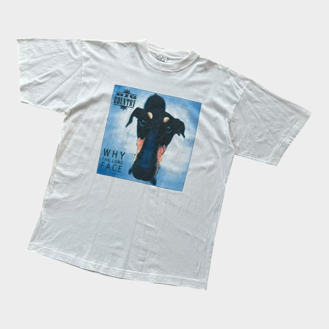 Big country why the long face vintage tee - XL