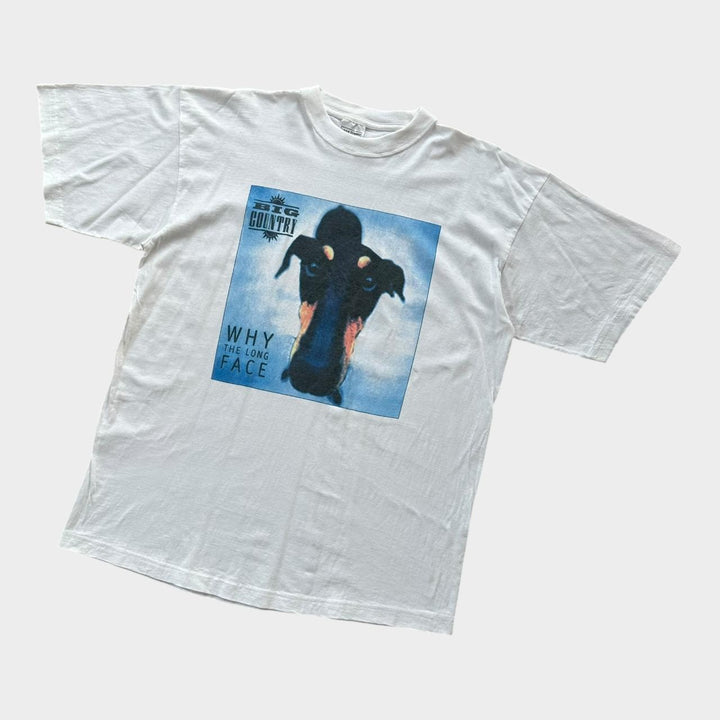 Big country why the long face vintage tee - XL