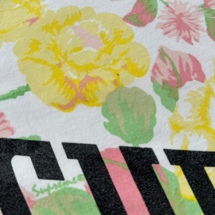 Supreme flowers graphic tee - large