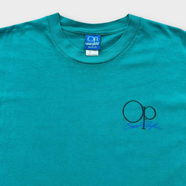 Vintage ocean Pacific graphic tee - large