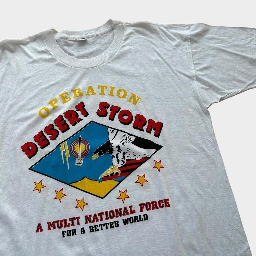Vintage desert storm graphic tee - XXL (fits like a large
