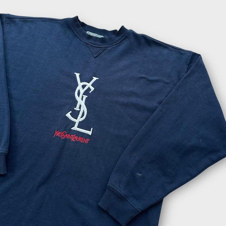 YSL spell out sweatshirt - XL