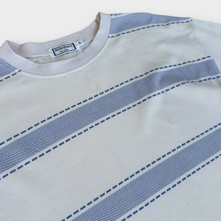 Vintage YSL patterned tee - XL