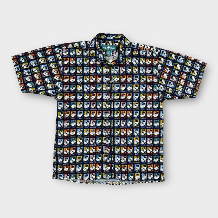 Big dogs all over print shirt - Large