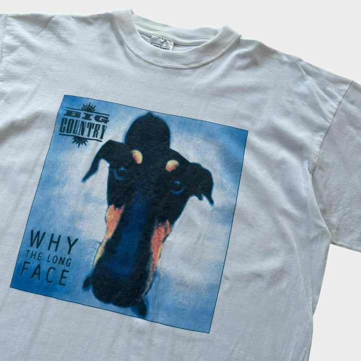 Big country why the long face vintage tee - XL