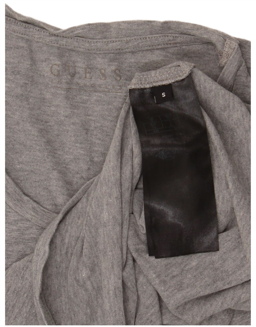 Guess Womens Graphic T-Shirt Top UK 8 Small Grey