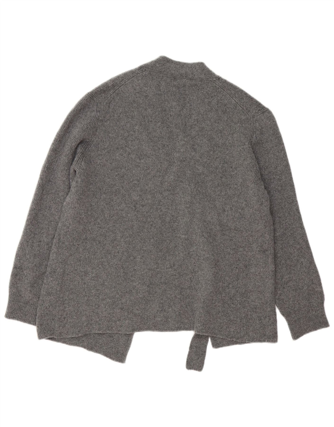 ZARA Womens Oversized Cardigan Sweater UK 10 Small Grey Cashmere