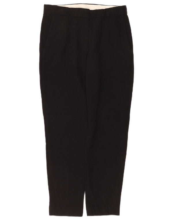 French Connection Womens Tapered Chino Trousers UK 10 Small W30 L28 Black