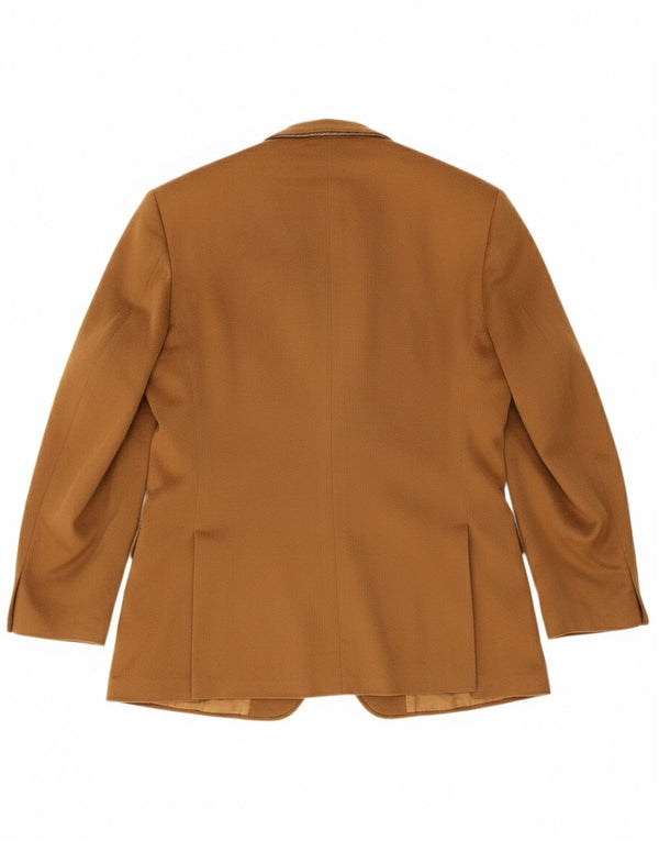 Pal Zileri Mens 2 Button Blazer Jacket IT 50 Large Beige Cashmere