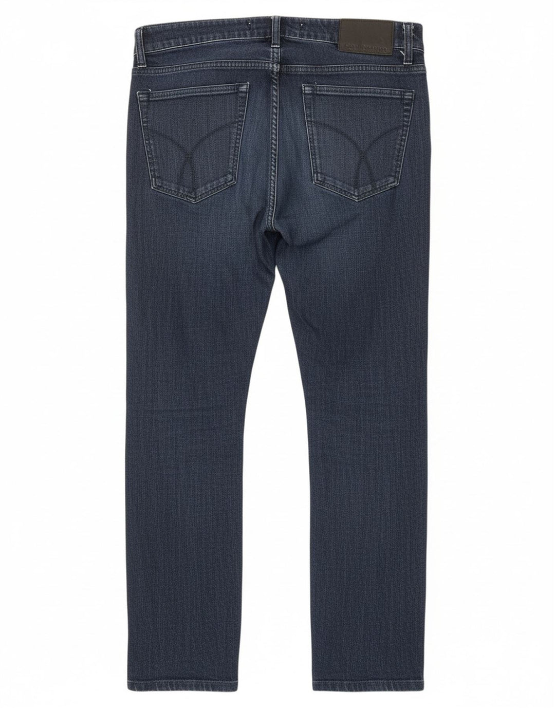 CALVIN KLEIN Womens Slim Jeans W32 L28 Blue Cotton
