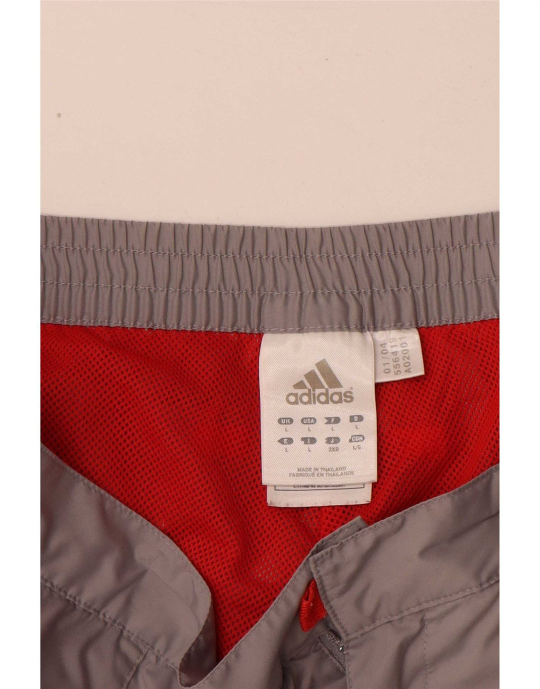 Adidas Mens Bermuda Shorts Large W36 Grey Polyester