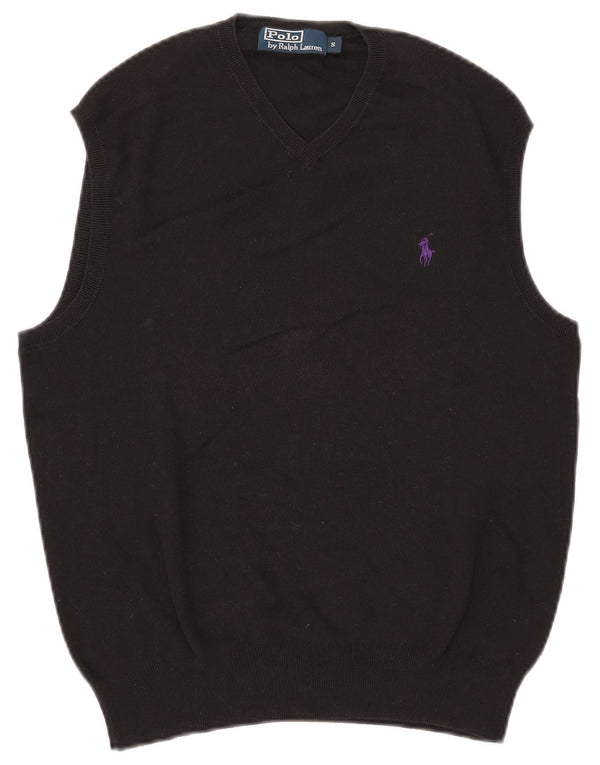 Polo Ralph Lauren Mens Vest Tank Top Small Black Cotton