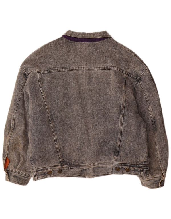 CLOSED Womens Oversized Denim Jacket UK 14 Large Grey