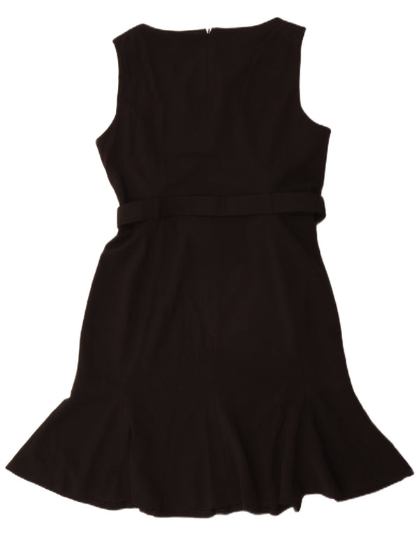 Calvin Klein Womens Sleeveless Mermaid Dress US 14 XL Black Polyester