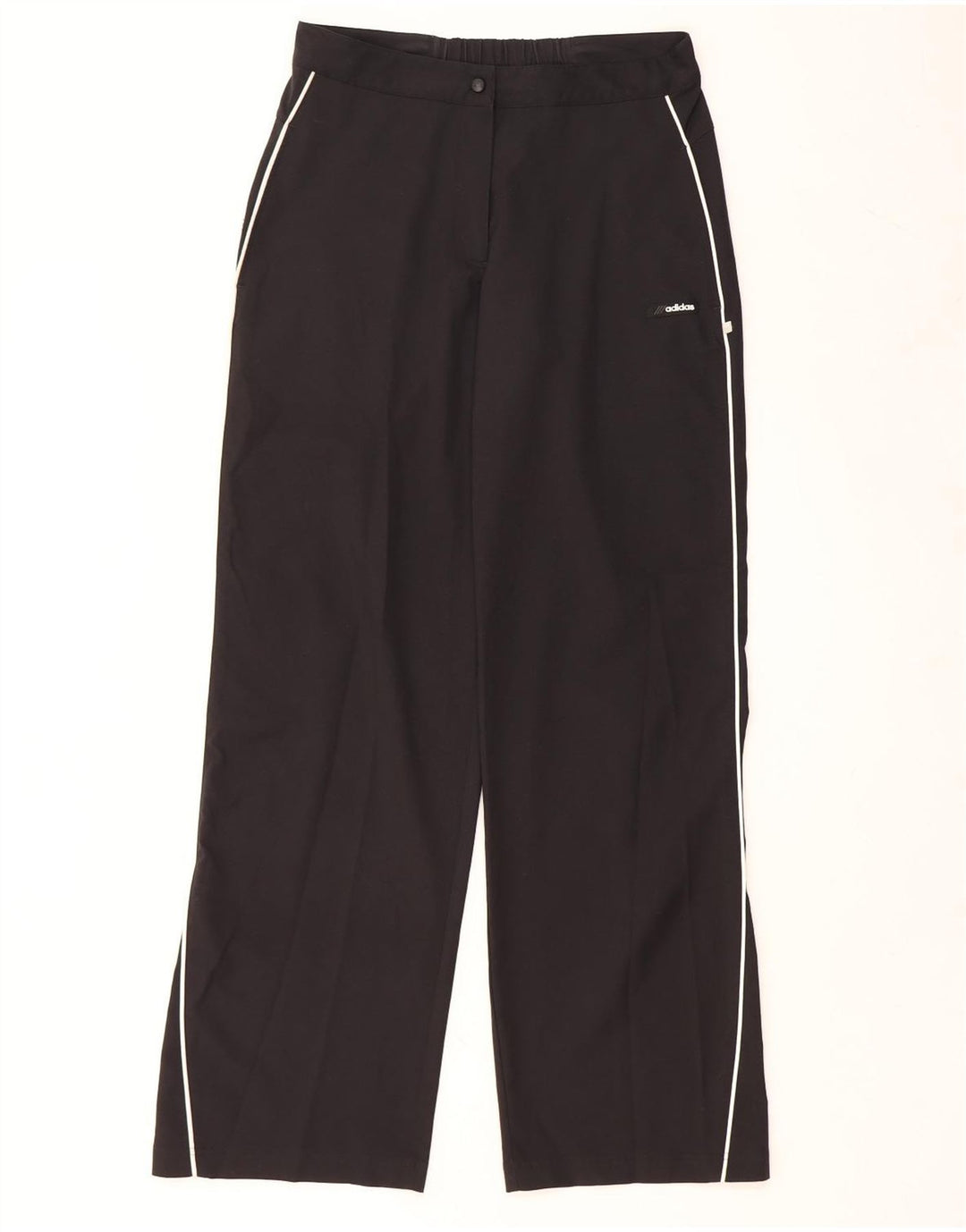 ADIDAS Womens Tracksuit Trousers UK 14 Medium  Black Polyester