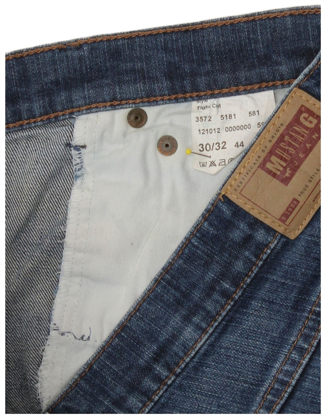 Mustang Womens Bootcut Jeans W30 L29 Blue Cotton