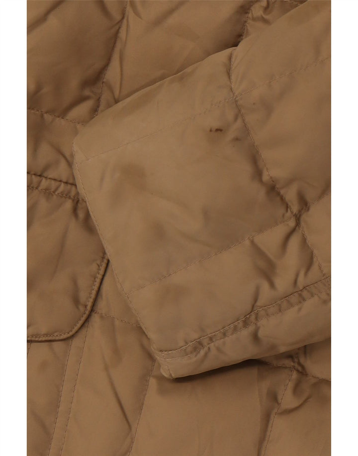 SERGIO TACCHINI Mens Padded Jacket UK 38 Medium Beige